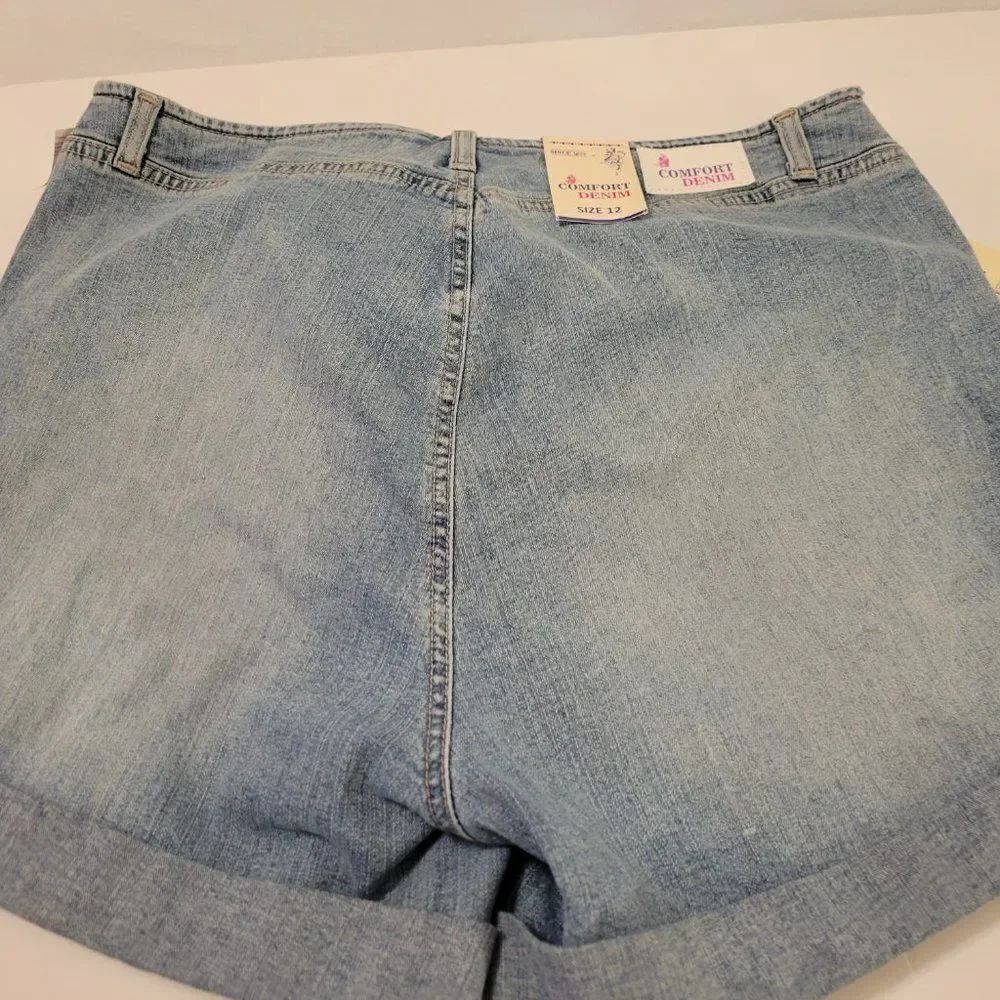 BRAND NEW COMFORT DENIM SHORT - Picture 12 of 16
